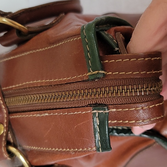 Brahmin vintage brown leather handbag - Picture 7 of 16